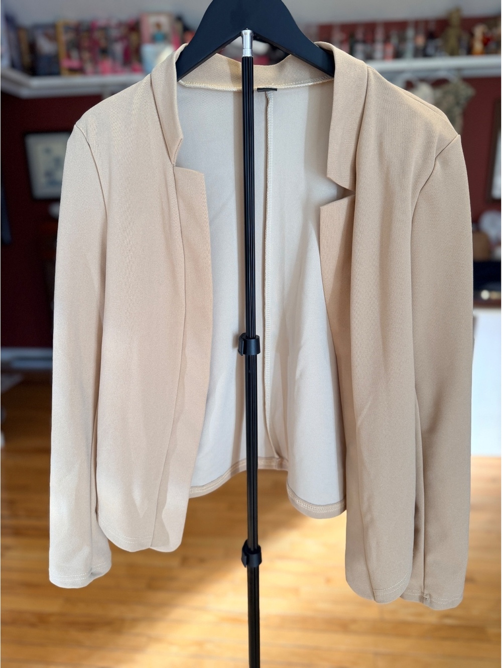 SHEIN Women's Beige Blazer Jacket Size M